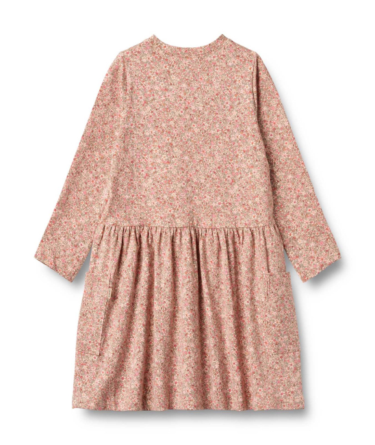Wheat Jersey Kleid Bessie rose dust flower